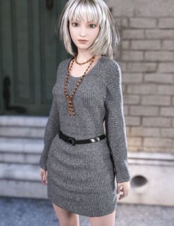 Knit Dress for Genesis 3 Female(s)