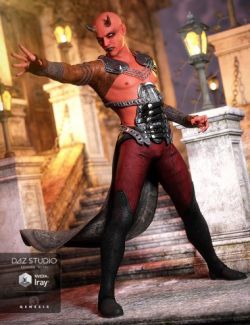 Night Slayer Outfit for Genesis 3 Male(s)