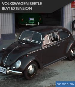 Iray Extension for Volkswagen Beetle by Vanishing Point (for DAZ Studio)