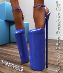 DANGERHEELS - 16 inches Platform Sandals for G3F