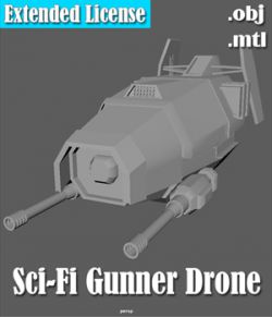 Gunner Drone - Extended License