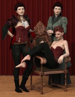 Noble Poses and Props for Genesis 3 Female and Genevieve 7