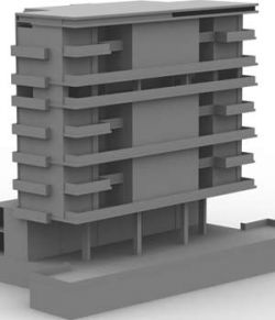 M6 High Rise Condo OBJ, LWO & 3DS- Extended License