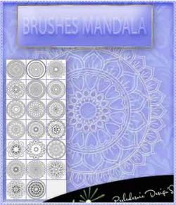 Brushes Mandala