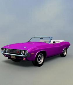 DODGE CHALLENGER 1970 CONVERTIBLE - Extended License