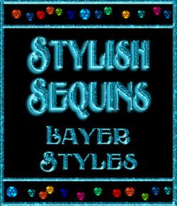 Stylish Sequins Layer Styles