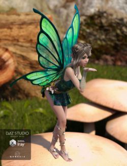 RW Butterfly Wings for Genesis 3 Female(s)