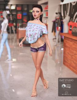 Miami Summer Outfit for Genesis 3 Female(s)