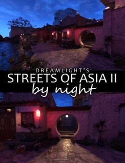 Iray DS Lights - Streets Of Asia 2 By Night