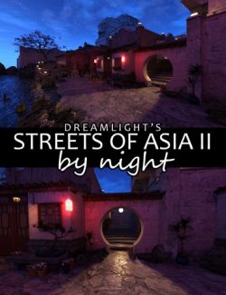 Iray DS Lights- Streets Of Asia 2 By Night