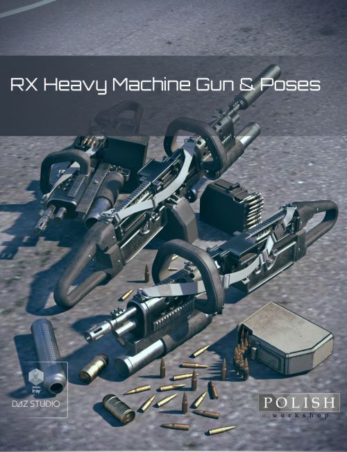RX Heavy Machine Gun and Poses