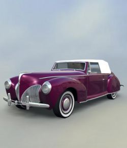 LINCOLN 1941 COUPE CONVERTIBLE- EXTENDED LICENSE