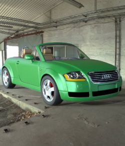 Audi TT 2001 in 3ds and obj format- Extended License