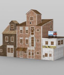 Wharf Building for DAZ Studio