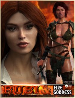 EJ Rubi and Fire Goddess for Genesis 3 Female