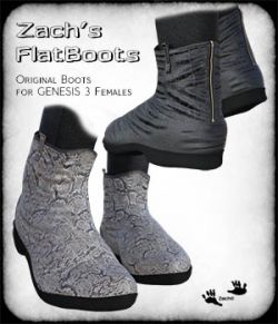 Zach's FlatBoots for GENESIS 3 Females