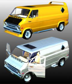 DODGE STREET VAN 1970- Extended License