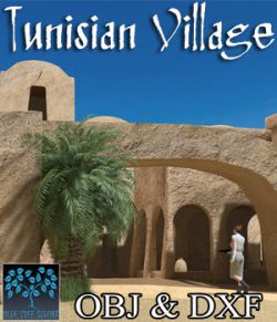 Tunisian Village OBJ & DXF - Extended License