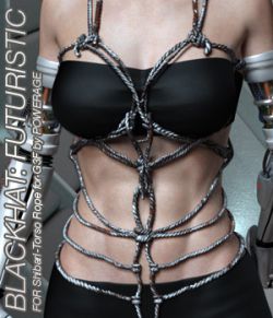 BLACKHAT:FUTURISTIC- Shibari- Torso Rope for G3 females