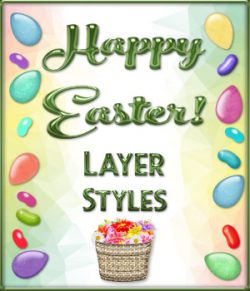 Happy Easter! Layer Styles Mega Pack