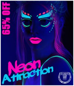 Neon Attraction: Bodypaints, Lights and Shaders for Genesis 3 Females