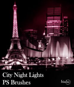 City Night Lights PS Brushes