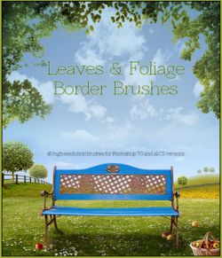 FS Leaves & Foliage Border Brushes