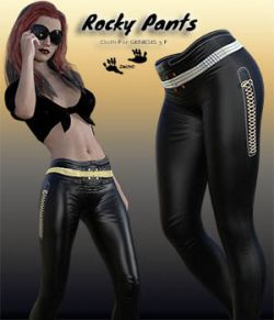 Rocky Pants for Genesis 3 Females