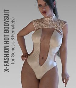 X-Fashion Hot Bodysuit for Genesis 3 Females