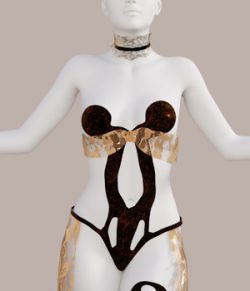 Ervinca - Fantasy dress for Genesis 3 Female and V7