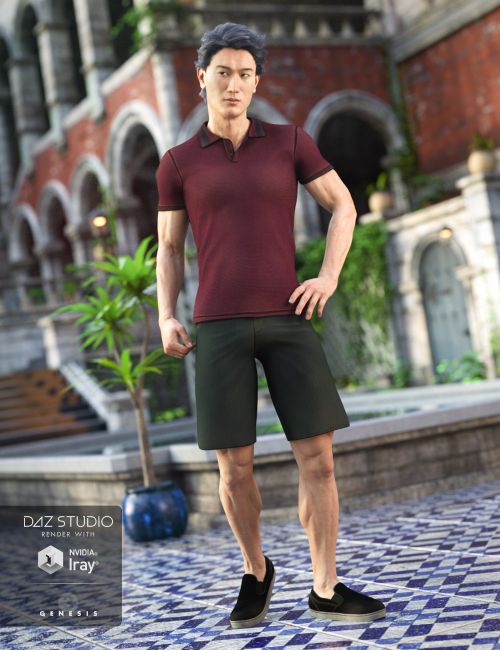 Hoodie Outfit for Genesis 3 Male(s)