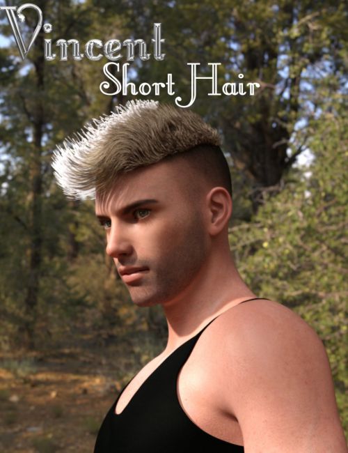 Click here to see preview images for "Vincent Short Hair for Genesis 3 Male(s)" Vincent Short Hair for Genesis 3 Male(s)