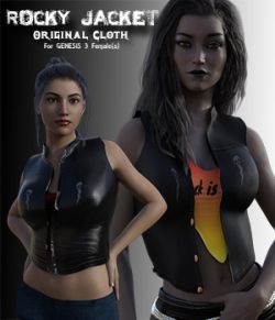 Rocky Jacket for Genesis 3 Females