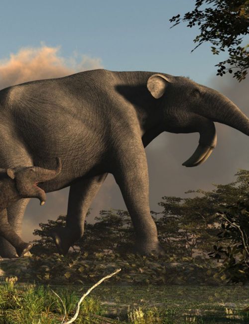 Deinotherium was a large prehistoric relative of modern-day elephants that  appeared in the Middle Miocene and…
