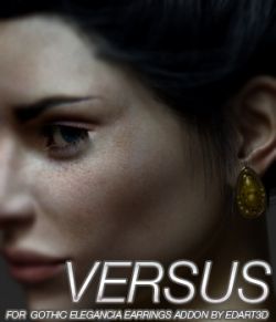 VERSUS- Gothic Elegancia Morphing Earrings AddOn for G3F