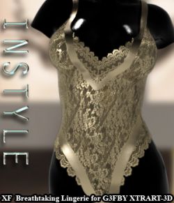 InStyle- X-Fashion Breathtaking Lingerie for Genesis 3 Females