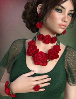 Rose Jewelry for Genesis 3 Female(s)
