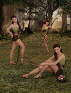 Woodland Grove Poses for Genesis 3 Female