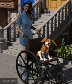 Wheelchair for DAZ Studio