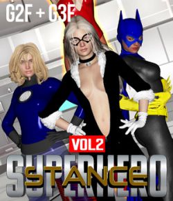 SuperHero Stance for G2F & G3F Volume 2