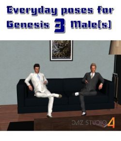 Everyday poses for Genesis 3 Males