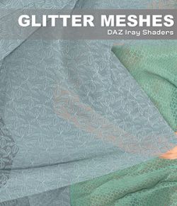 DAZ Iray- Glitter Meshes