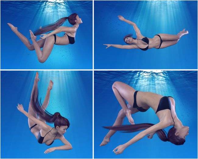 Swimming Game – Mirror, Mirror, Pose