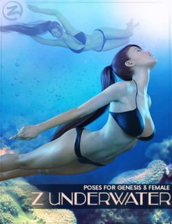 Z Underwater - Swimming Poses for Genesis 3 Female