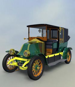 RENAULT FIACRE LANDAULET 1910-EXTENDED LICENSE