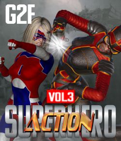 SuperHero Action for G2F Volume 3