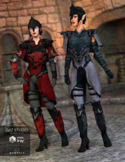 Elven Knight Armor Female Textures