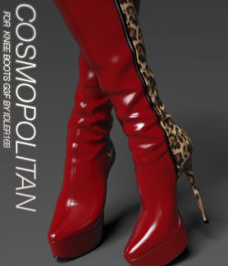 COSMOPOLITAN- Knee Boots For G3F