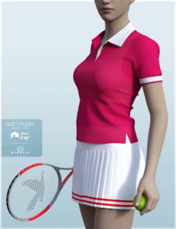 H&C Tennis Wear Set for Genesis 3 Female(s)