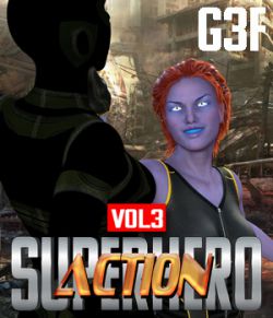 SuperHero Action for G3F Volume 3